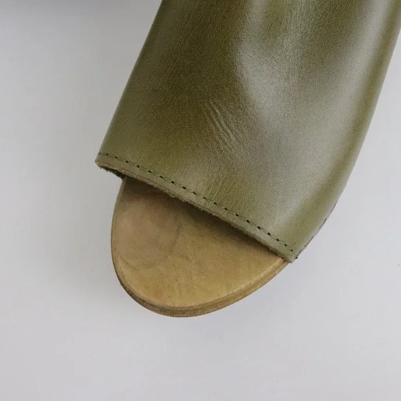 Kit + Clogs Studio Low Klassisk Sol Clog Sandals Aloe Green 38 - Picture 5 of 11